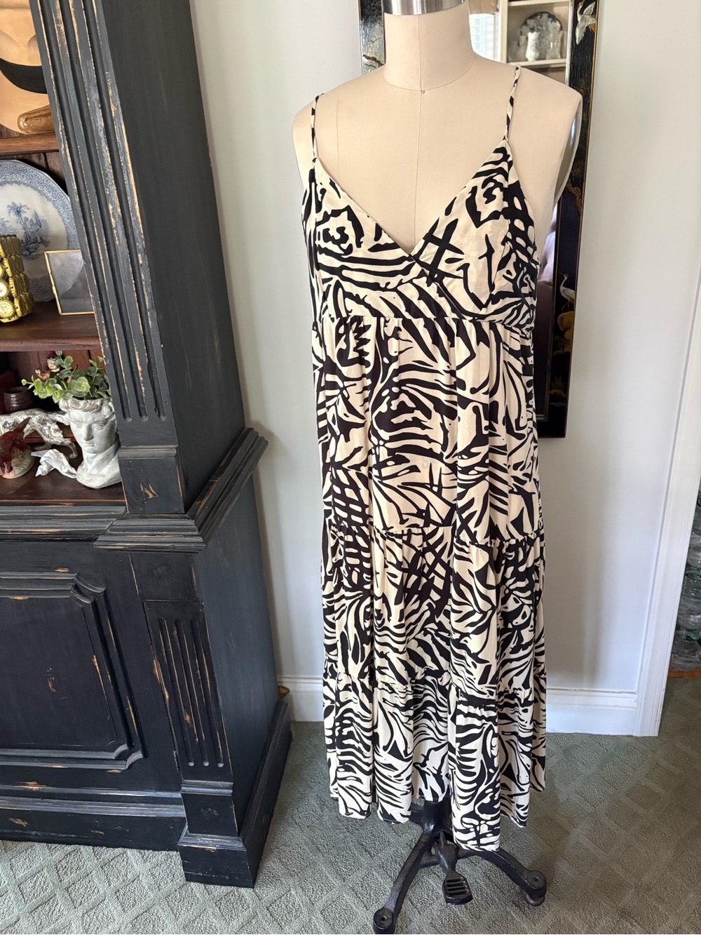 Anthropologie Maxi Vacation Dress Sz Medium